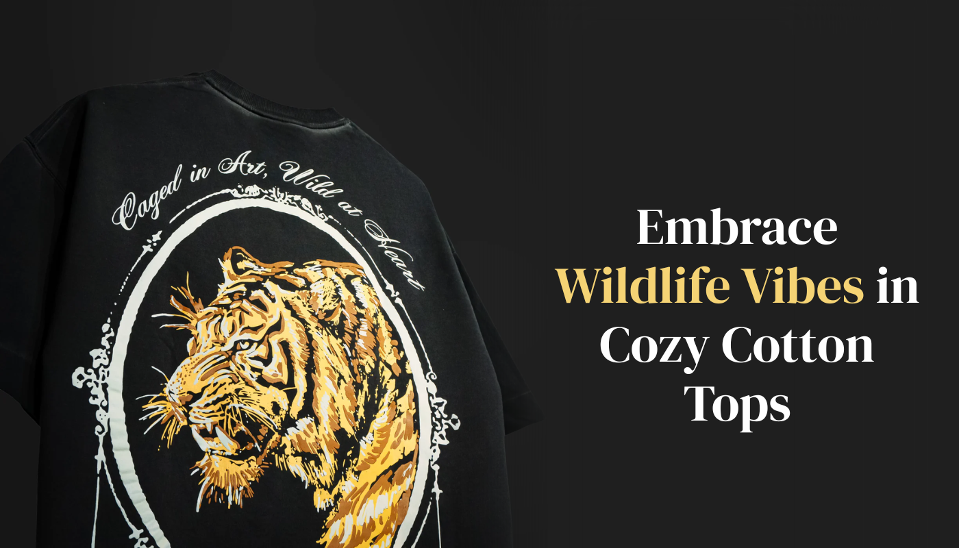 Embrace Wildlife Vibes in Cozy Cotton Tops