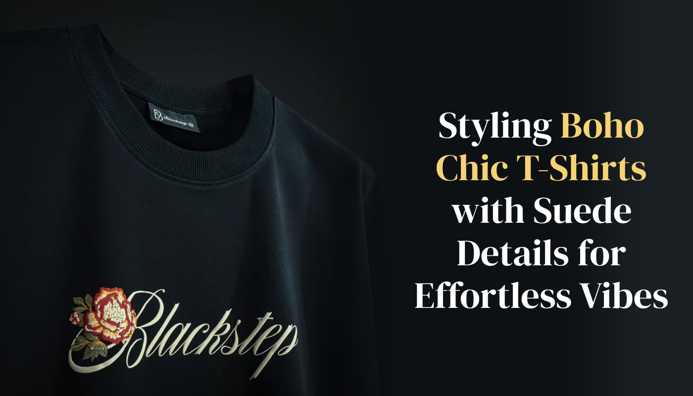 Styling Boho Chic T-Shirts with Suede Details for Effortless Vibes